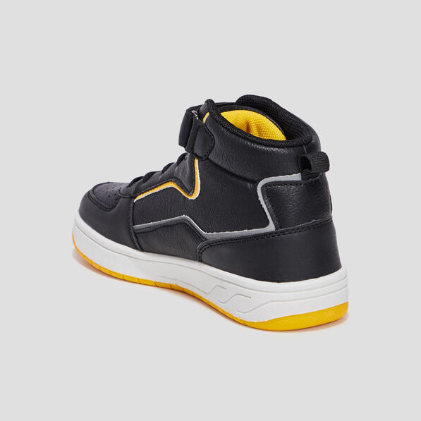 baskets montantes liberto noir garcon Baskets montantes Liberto noir garçon