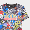 T-shirt manches courtes Sonic multicolore gar&ccedil;on