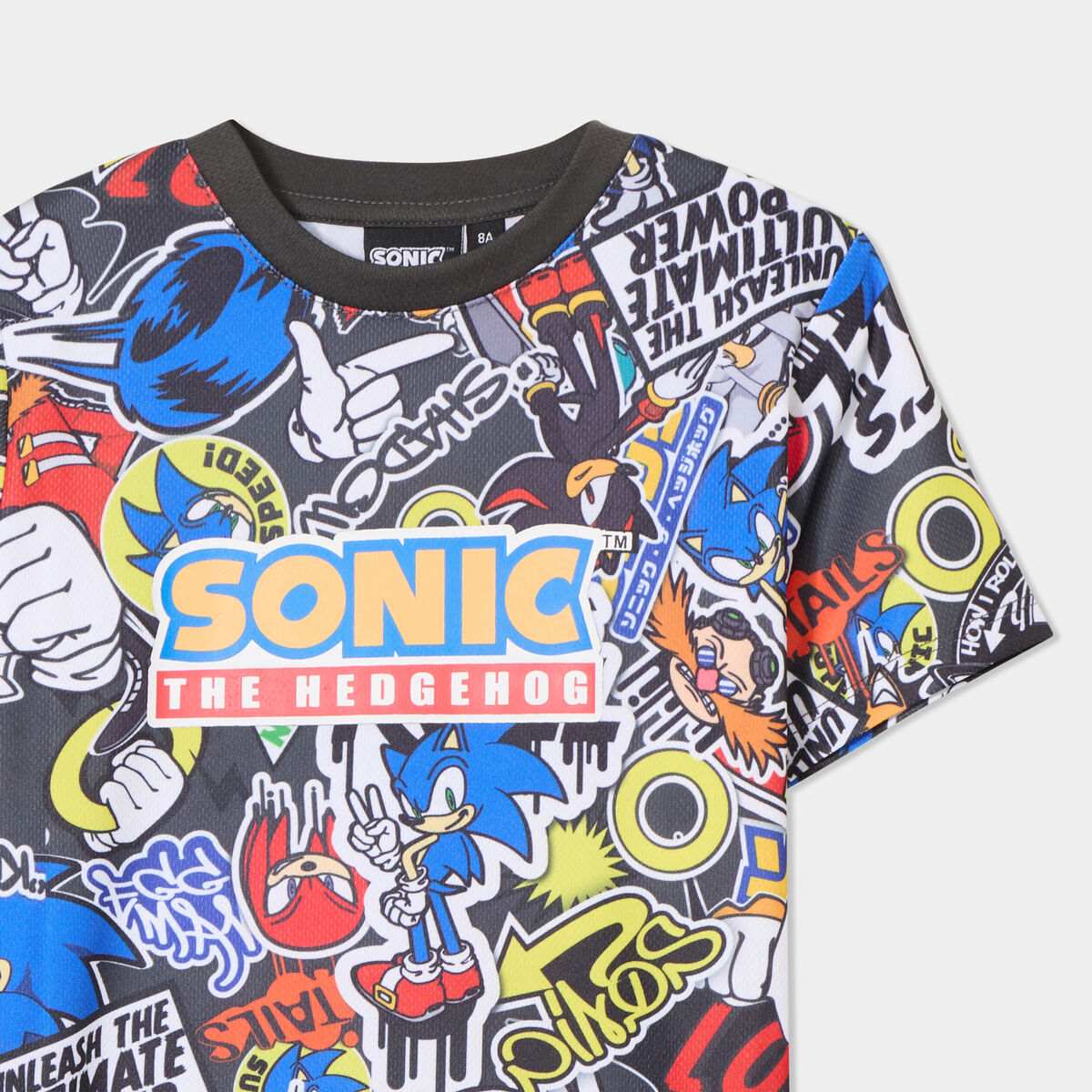 T-shirt manches courtes Sonic multicolore gar&ccedil;on