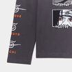 T-shirt Naruto Shippuden Sasuke Itachi gris foncé garçon
