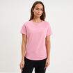 T-shirt manches courtes coton Champion rose femme