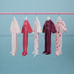 Pyjama dors-bien effet velours ecru bébé fille