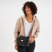 Sac arrondi avec 2 bandoulières noir femme