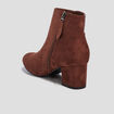 Bottines à talons marron femme