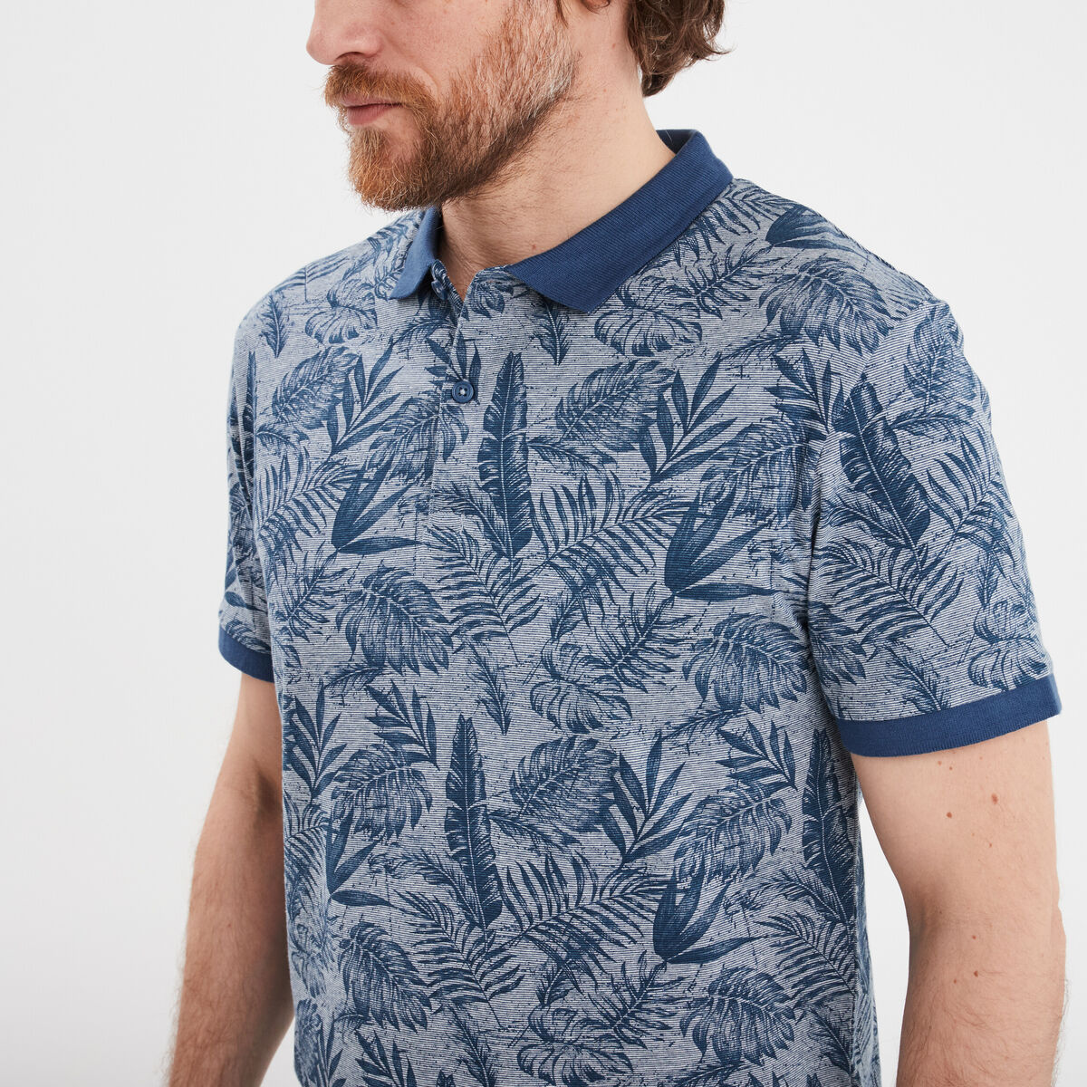 Polo droit manches courtes coton Creeks bleu marine homme