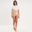 Culotte haute gainant beige femme