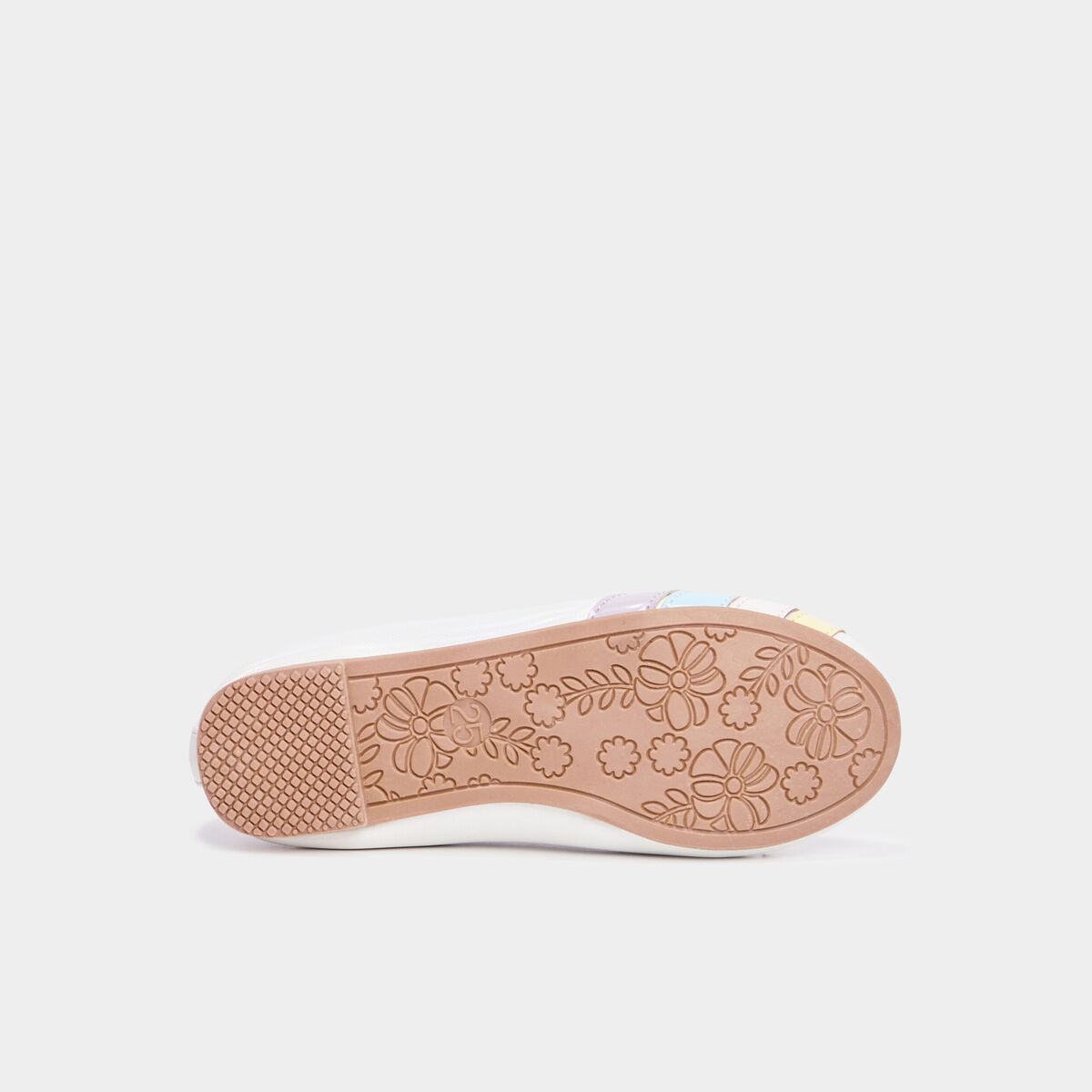 Ballerines à paillettes blanc fille
