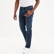 Jeans denim straight 5 poches denim blue black homme