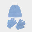 Ensemble bonnet et gants Stitch bleu fille