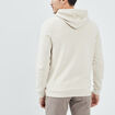Sweat molleton à capuche hoodie creme homme