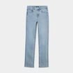 Jeans straight taille standard Creeks bleu fonc&eacute; femme