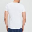 T-shirt manches courtes ajusté blanc homme