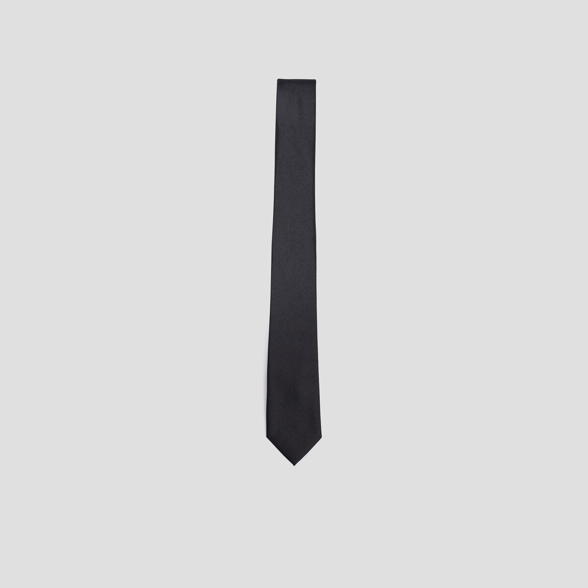 Cravate texturée noir homme