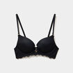 Soutien-gorge maxi push-up padd&eacute; noir femme