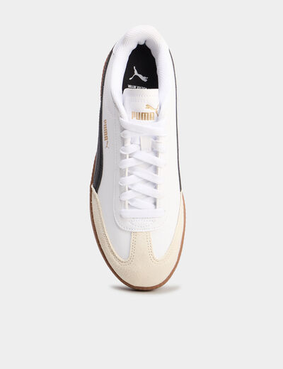 Tennis basses à lacets Puma blanc femme