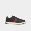 Baskets &agrave; lacets bleu homme