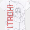 T-shirt manches courtes Naruto Itachi blanc garçon