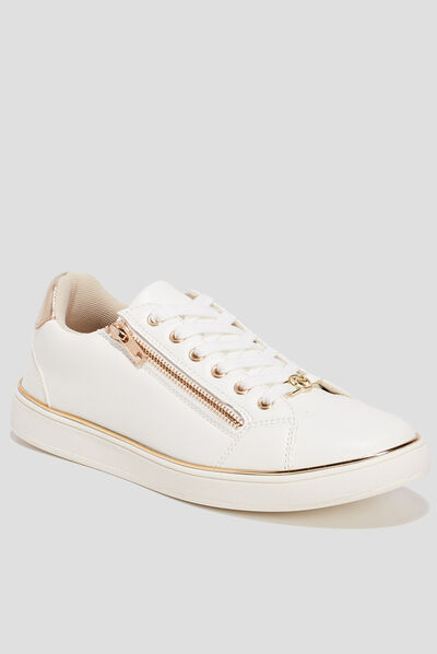 Baskets tennis Mosquitos blanc femme