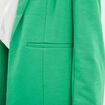 Veste blazer droite vert femme