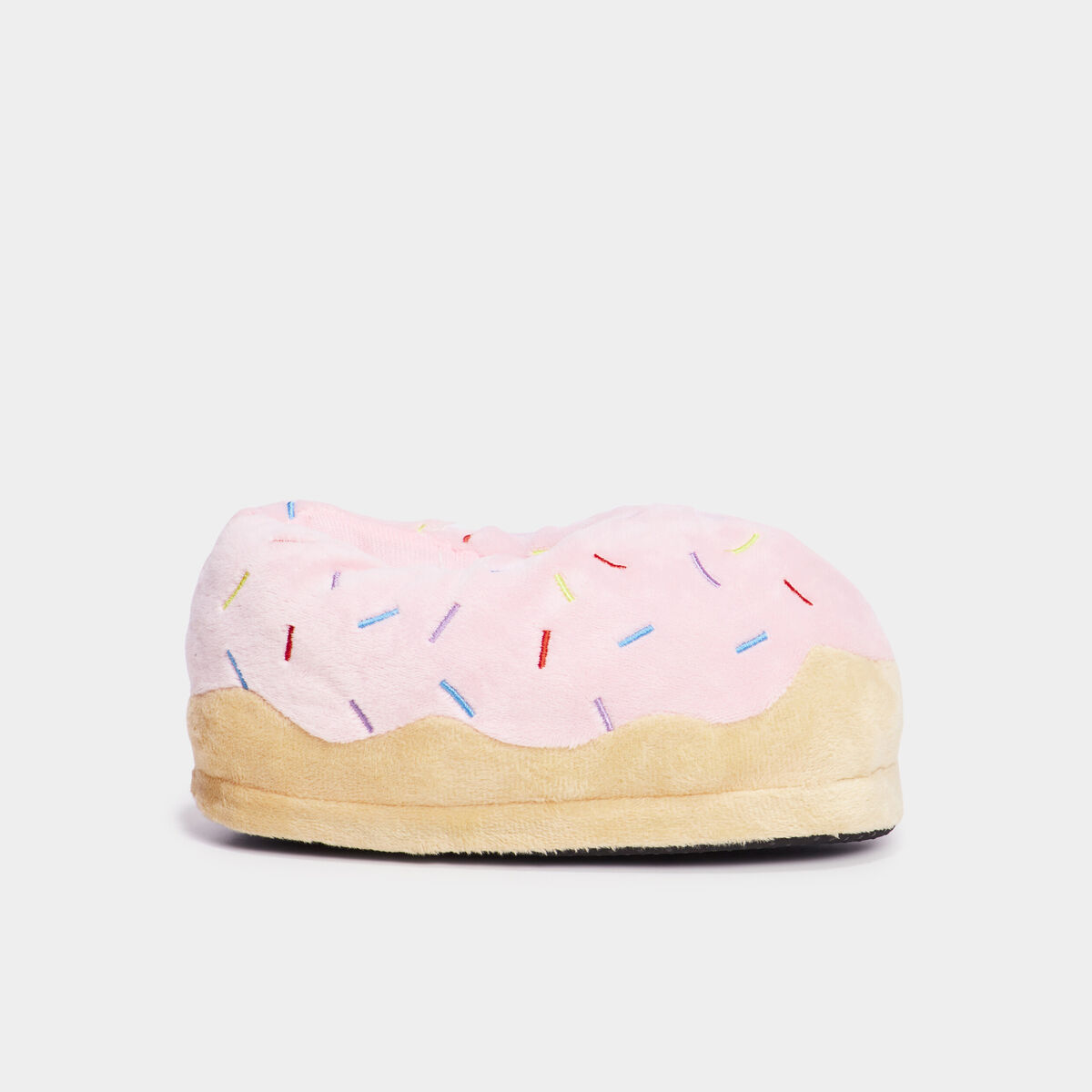 Chaussons aspect velours multicolore fille