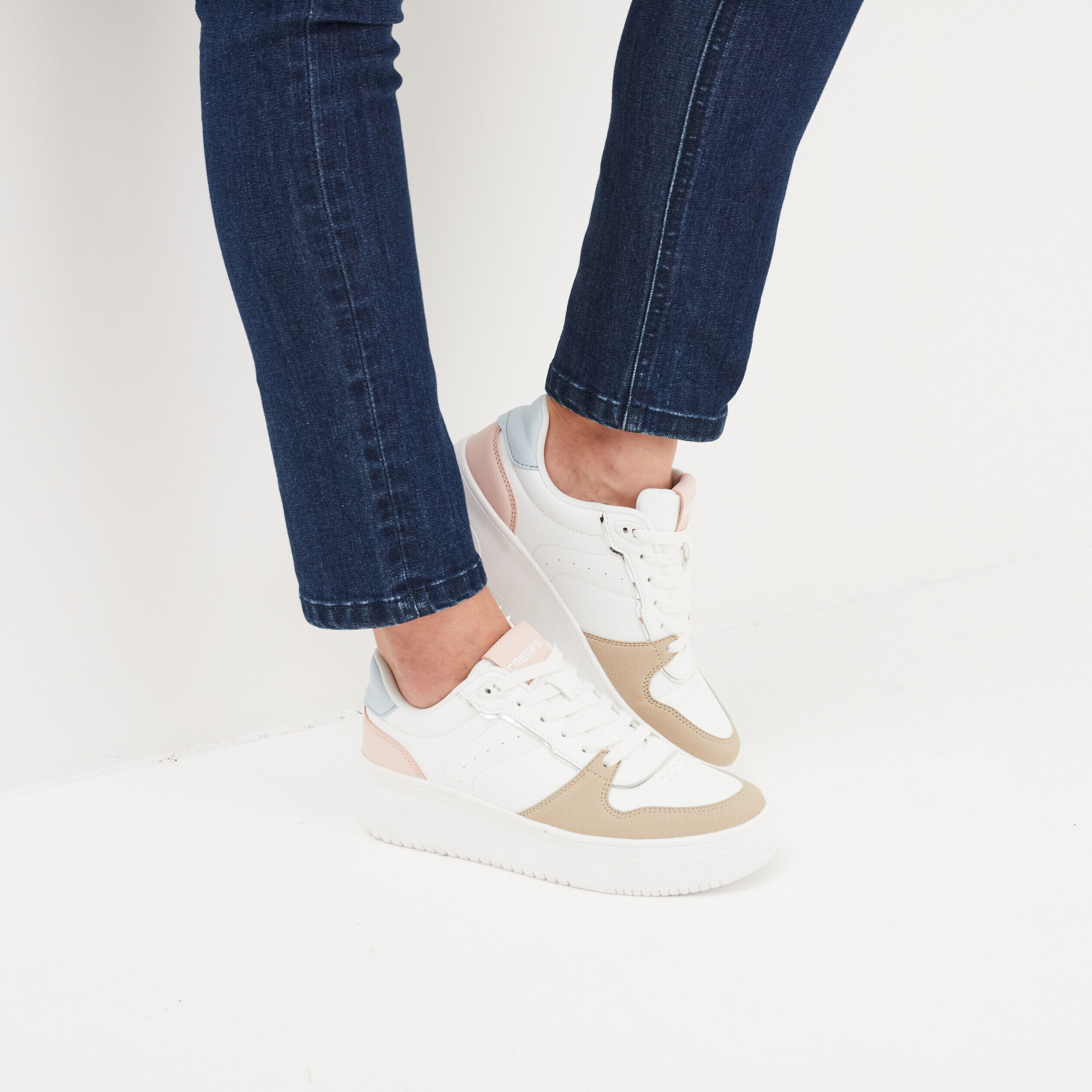 Chaussures creeks best sale compensées femme