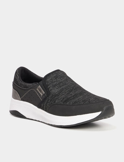 Loafers semelle épaisse noir homme