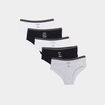 Lot 5 shortys coton blanc fille