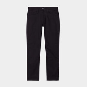 Jeans straight avec 5 poches denim noir homme