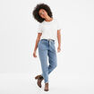 T-shirt avec broderie coton Creeks blanc femme