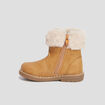 Bottines avec détails noeuds camel bébé fille