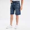 Bermuda en jean droit coton denim stone homme