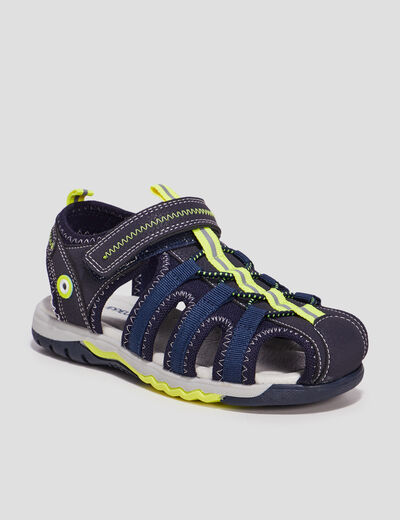 Sandales Trappeur bleu marine garçon
