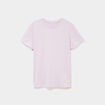 T-shirt de sport droit manches courtes violet clair femme