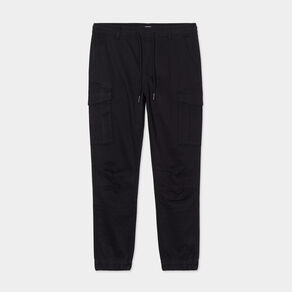 Pantalon cargo slim coton Liberto noir homme