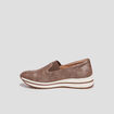 Loafers compensées marron femme