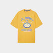 T-shirt oversize manches courtes Creeks jaune or homme