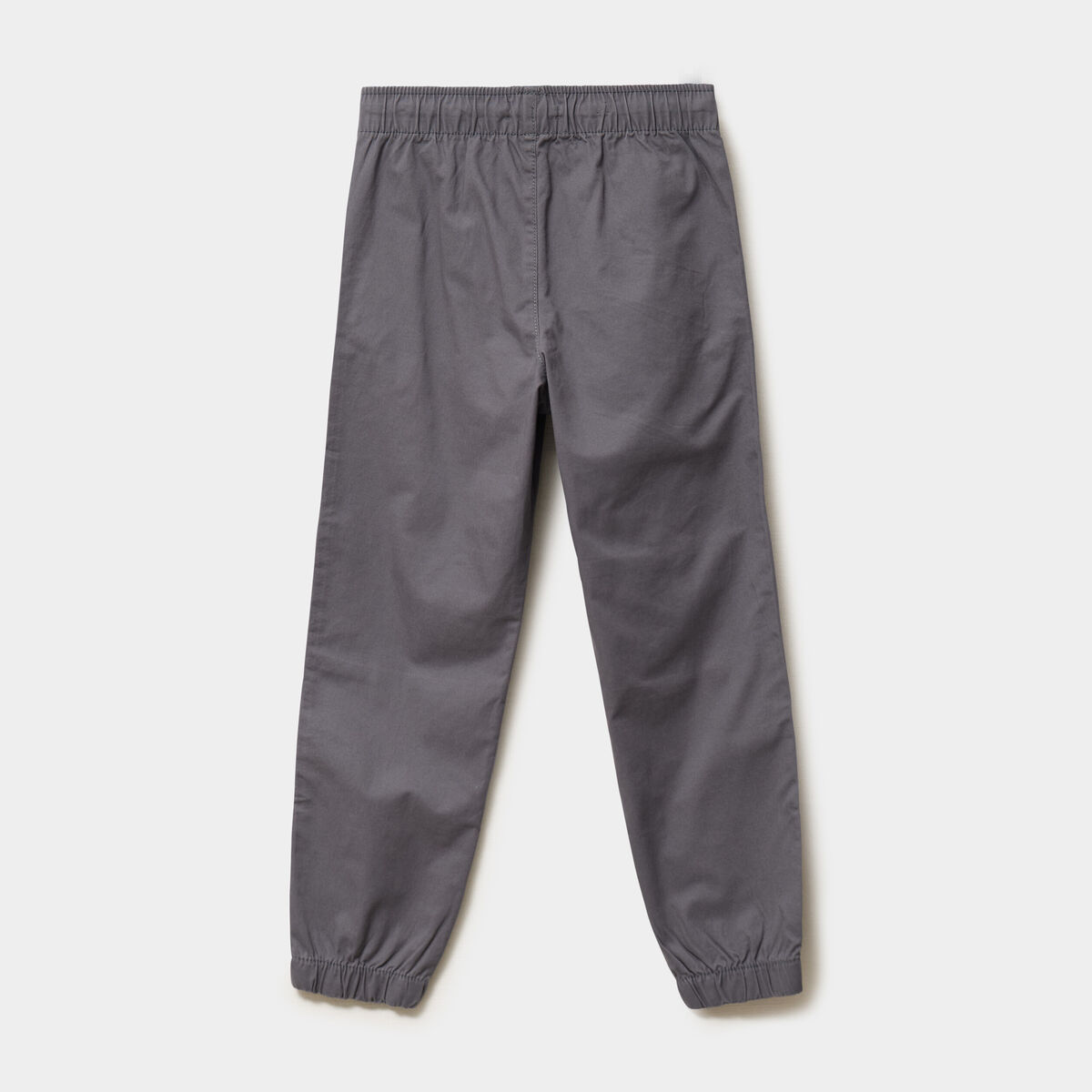 Pantalon battle taille élastiquée coton gris foncé garçon