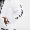 Doudoune doublée droite à capuche blanc homme