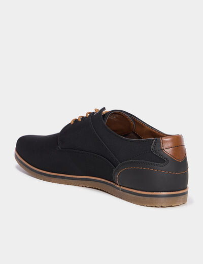 Derbies à lacets noir homme