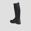 Bottes &agrave; lacets fa&ccedil;on chaussette noir femme