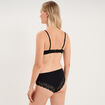 Soutien-gorge triangle micro dentelle noir femme