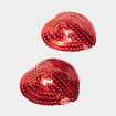 Cache tétons à sequins rose framboise femme