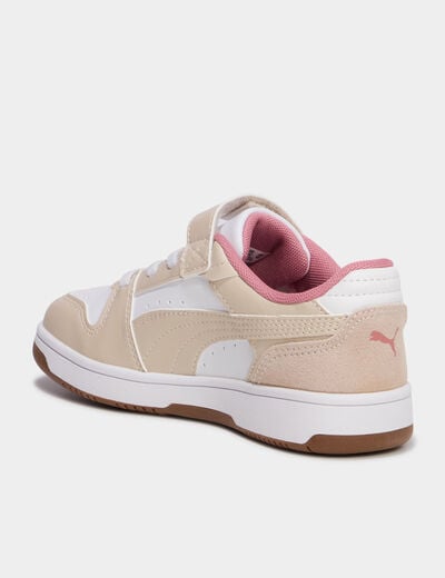 Baskets &agrave; scratchs Puma Rebound Slam sable fille