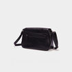 Sac cartable avec poches plaquées noir femme