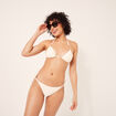 Haut de maillot triangle coordonnable ivoire femme