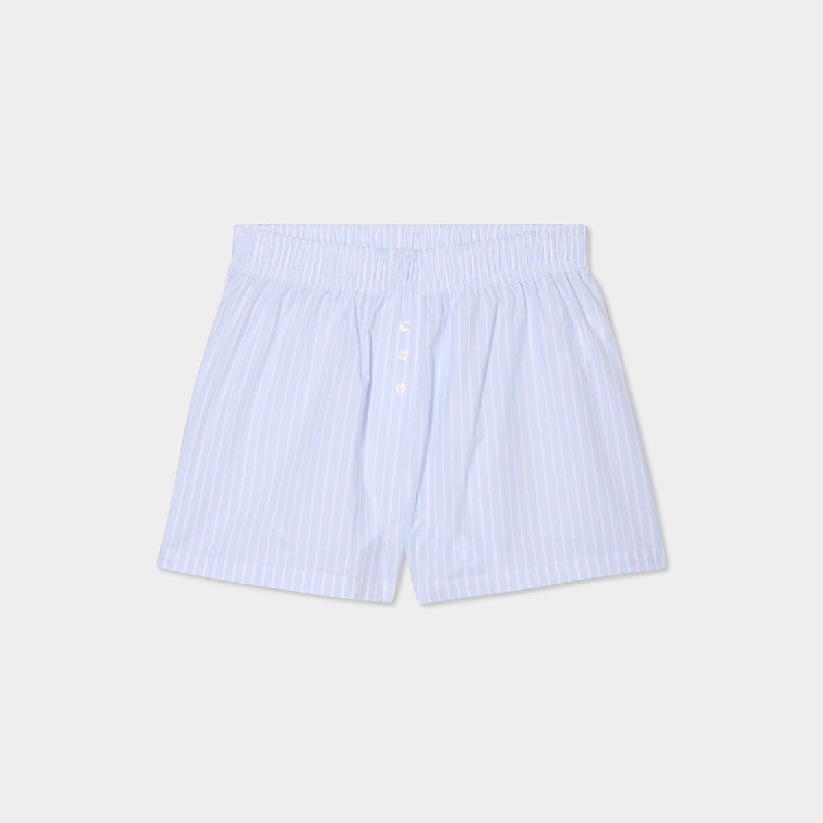 Short de pyjama coton blanc femme