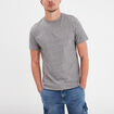 T-shirt col rond manches courtes Creeks gris foncé homme