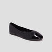 Ballerines matelassées noir femme