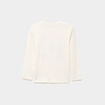 T-shirt manches longues coton ecru gar&ccedil;on