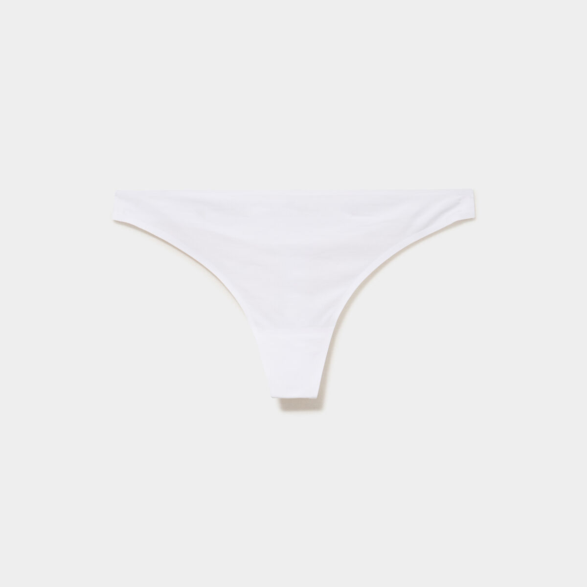String microfibre sans coutures blanc femme